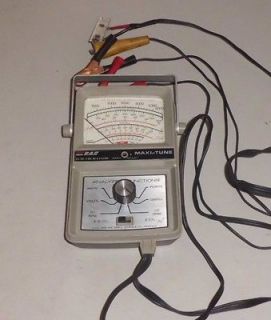 Vintage RAC Maxi Tune Dwell Tachometer IgnitionAnalyz er Tester Zero