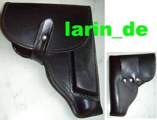 East german pistol bag Makarov black leather Holster for Police