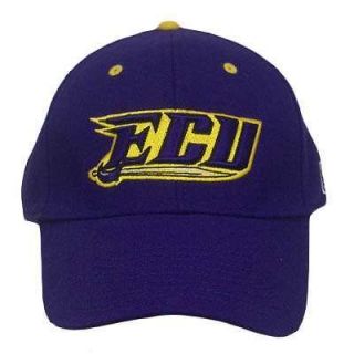 NCAA FITTED CAP HAT EAST CAROLINA PIRATES PURPLE 7 1/8