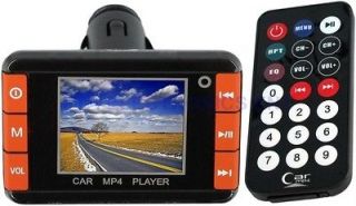 SD Car Wireless Radio FM Transmitter  Music Video Player with LCD
