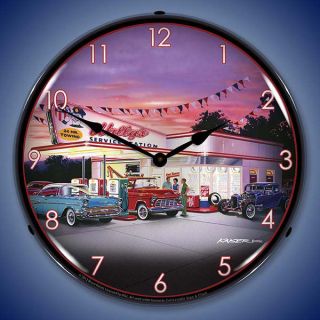 Bruce Kaiser Wallys Lighted Clock