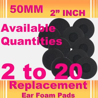 HeadPhone Headset Ear Foam Pad Cover 2 inch 50mm PX100