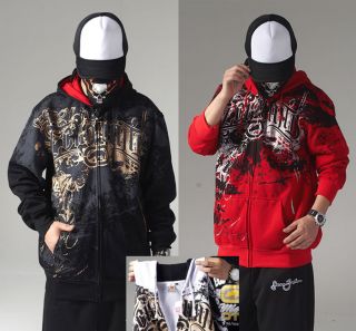 21 Hip Hop ECKO Napping Cotton pure Zipper Hoodie Hedging Sweater