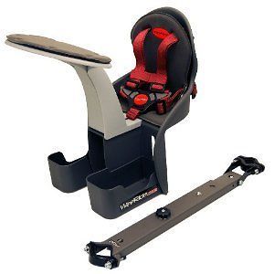 Toddler Baby Center Mounted Child Bike Seat with Back Rest for Adult