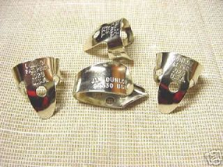 Newly listed 3 FINGER PICKS & 1 THUMB METAL DUNLOP   NEW