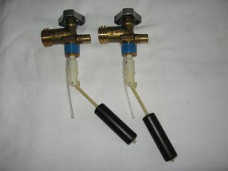 Two 30# OPD Propane Cylinder Valves dip tube length 4.7 NEW