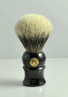 Finest Badger hair Shaving Brush faux ebony handle New