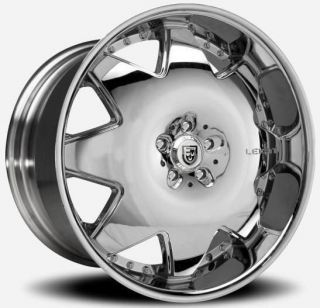 20 inch 20x8.5 Lexani LX 2 chrome wheel rim 5x120 LS HL G8 GTO BMW 5 6