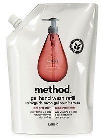 SIX Method Gel Hand Wash Soap Refill PINK GRAPEFRUIT 34oz