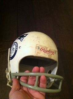 VINTAGE RAWLINGS FOOTBALL HELMET RYH EX SMALL MADE IN USA RARE OLD