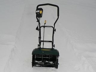 Used Yardworks Electric Shovel Snowblower Thrower Snow Blower 9 Amp 16