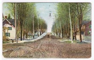 Piety Hill Street Napanee Ontario Canada 1910c postcard