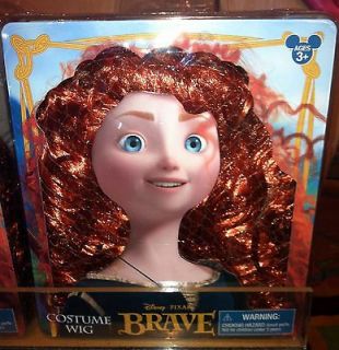 Disney PRINCESS MERIDA Brave WIG Hair Piece Costume Accessory New In