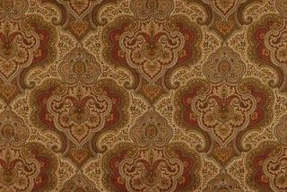 gold paisley curtains