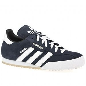 Adidas Originals Samba super New mens navy blue Suede trainers UK 10