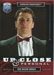 06 07 BAP BE A PLAYER UP CLOSE & PERSONAL ROD BRINDAMOUR /999 #UC49