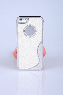 Hot sale Wholesale Luxury S Style Hard Cover Case For iPhone 5 White