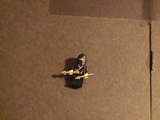 Lego Ninjago Ninja Black Suit Minifig Mini Figure Ninja Go Fig Silver