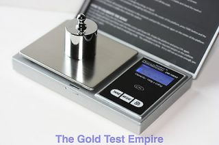 Pocket Jewelry Scale for Gold & Diamond Test Testing Tester Kit