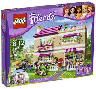 NEW NIB LEGO Legos Friends Olivias House 3315 Stephanie Ella Theresa