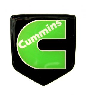 Cummins Emblem DODGE GRILLE 2006   2010 LIME GREEN SATIN