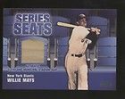 B05769 2004 Topps Series Seats Relics #WM Willie Mays Giants