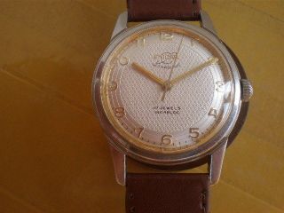Vintage SWISS ENICAR ULTRASONIC 17 Jewels Manual Mens Watch,cal.1100