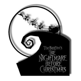 Nightmare Before Christmas Metal Sign Gothic Punk Emo Jack Skellington