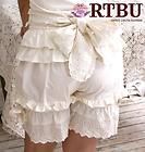 RTBU Lolita COTTON Bloomer Shorts VINTAGE IVORY L/XL