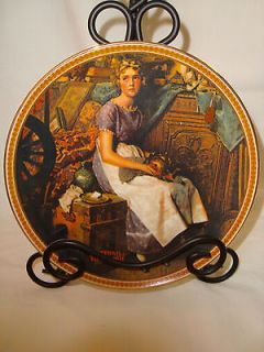 Edwin M. Knowles Dreaming In The Attic Decorative Plate by Norman