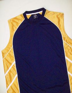 Starbury My House, My Rules Navy Gold Basketball Athletic Jersey (Sz