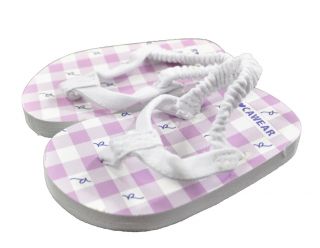 Infant Girls White & Pink Slip On Sandals Size NB/3M 3/6M 6/9M 9/12