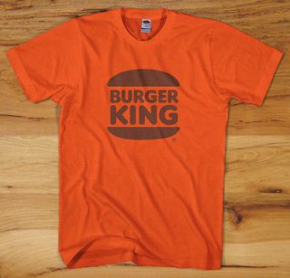 Retro BURGER KING SHIRT hamburger logo food S M L XL 2X