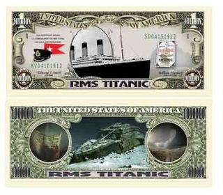 RMS TITANIC COAL SILVER PLATED 95TH ANNIVERSARY COLLECTORS EDITION