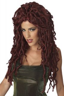 HOT Sexy Medusa Halloween Costume Wig Dark Red 70634