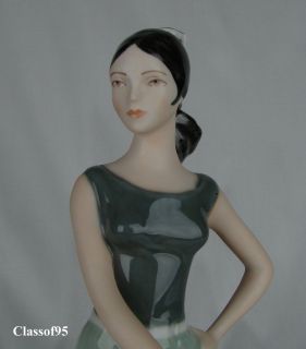 Royal Dux   Spanish Dancer figurine   1990s mark   matte skin tone