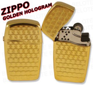 Zippo Lighters BLU Golden Hologram Butane Lighter 30033