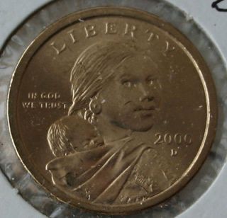 2000 D SACAGAWEA Gold Dollar First Issue Coin from Original US Mint