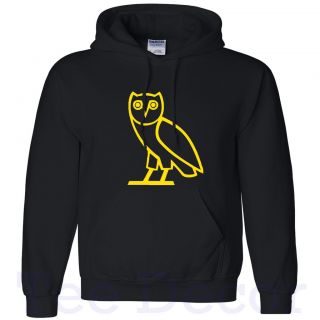 New OVOXO DRAKE OVO Hoodie owl Yellow Logo Hooded Sweatshirt S  5XL