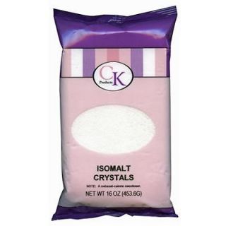 1lb Bag Isomalt Crystal Sugar Use W/ Hard Candy Jems Molds Recipe