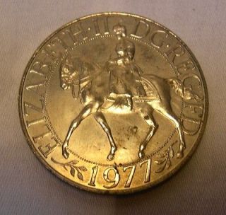 1952   1977 QUEEN ELIZABETH 11 JUBILEE COIN CIRCULATED / USED