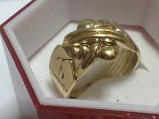 Newly listed Gold Plated 8 Band Puzzle Ring