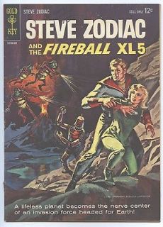 FIREBALL XL5 Jan 1964 FN/VF 7.0 Gold Key TV Pin Up Painted Cover