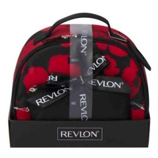 Revlon Enchanted Floral Round Top Train Cosmetic and Toiletry Bags Set