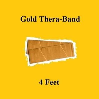 Gold Thera Band, Theraband Resistance Band, 4 Feet