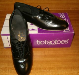 MADE IN USA LEATHER LACE UP OXFORD SQUARE DANCE SHOES
