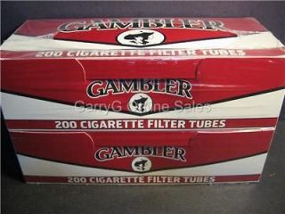 Gambler Full Flavor Cigarette Tubes King Size 400 Tubes