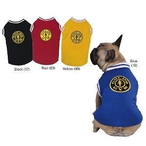 Golds Gym Stretch Tank Top Shirt Dog Apparel LG Black