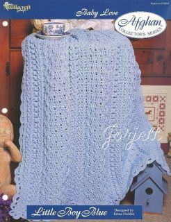 Little Boy Blue Baby Afghan, Baby Love crochet pattern