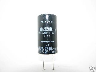 Capacitor 2200 uf 100V   2200uf/ 100 V Elect 10 pc New